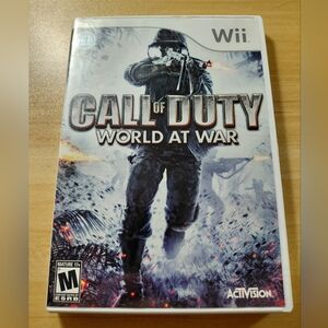 Call Of Duty World At War For The Wii. Case & Disc But No Manual. Untested.